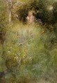Un hada o Kersti y una vista de una pradera Carl Larsson